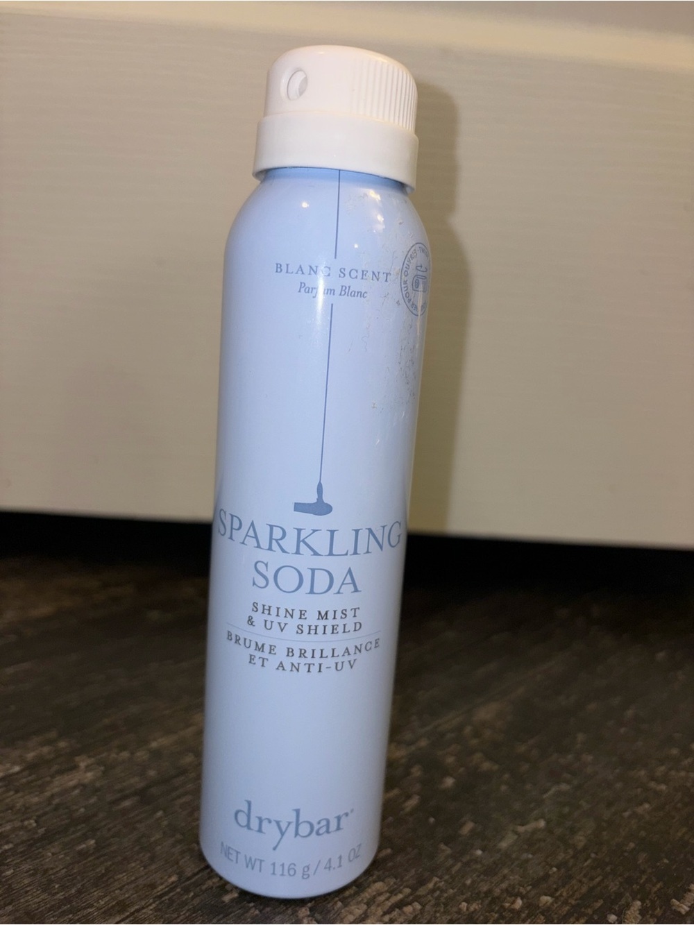 Drybar Sparkling Soda Shine Mist - Pale Blue Finish